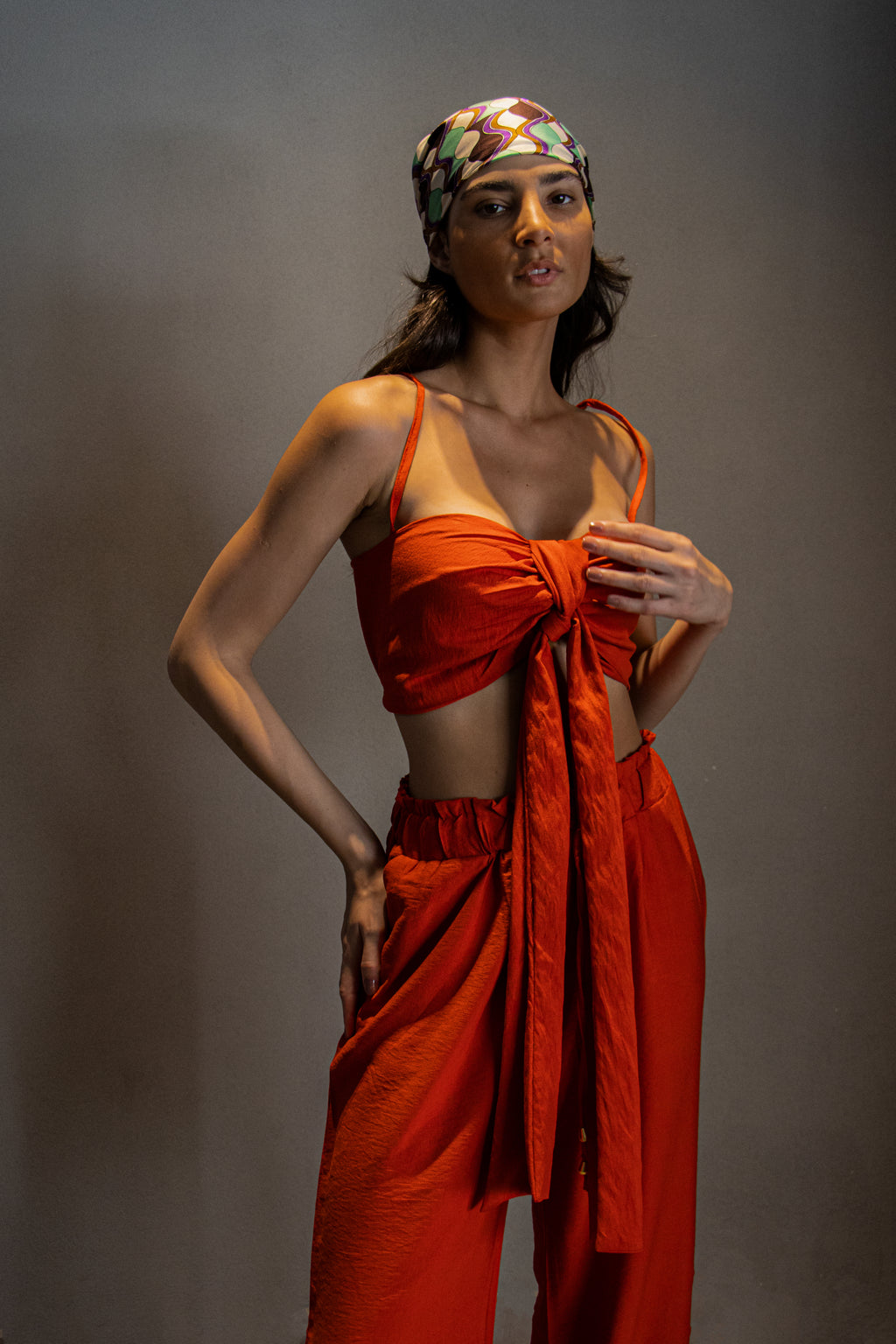 Scarlet Tie Set