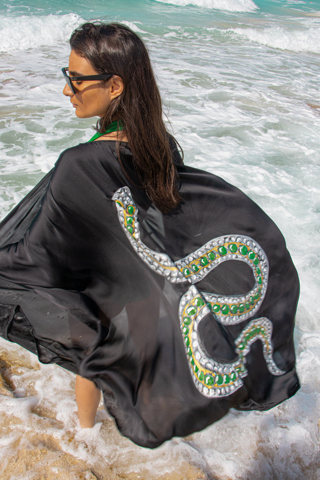 Emerald Serpent Kimono