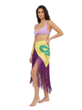 Sun Serpent Fringe Wrap Skirt