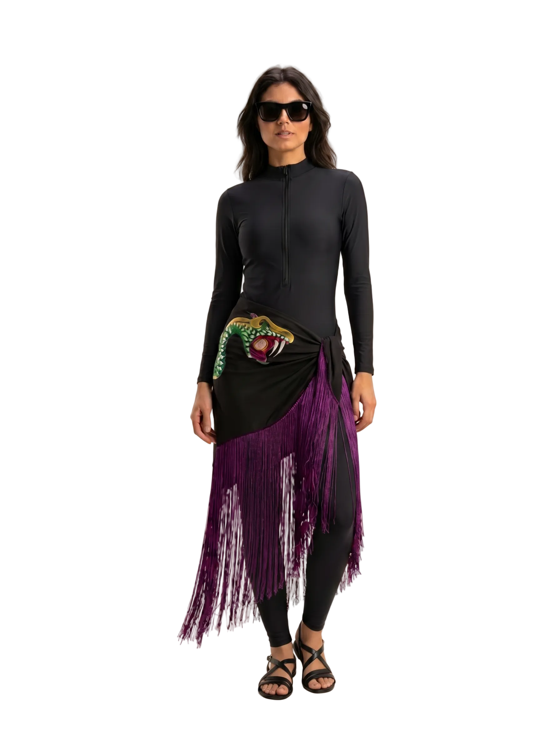 Violet Venom Burkini